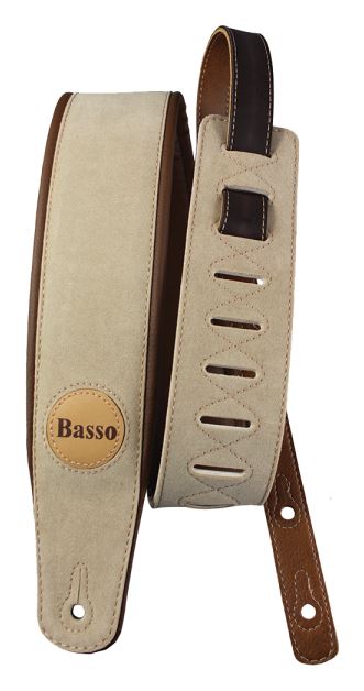 Corretja guitarra i baix beig