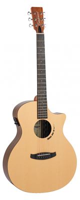 Guitarra acústica metropolitan venetian
