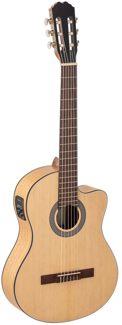 Guitarra clásica eléctr LENA electrif cutaway