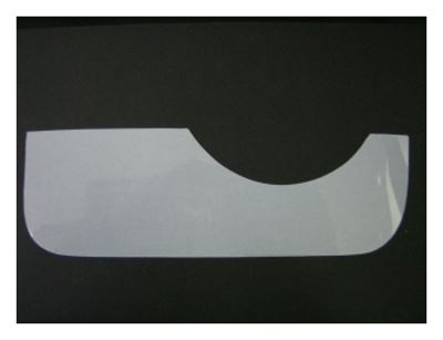 Golpeador guitarra Forma transparente
