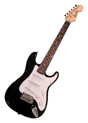 Guitarra eléctrica corona 3/4 negra