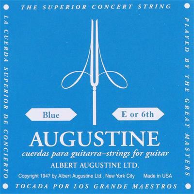 Cuerda guitarra clásica 6 Azul