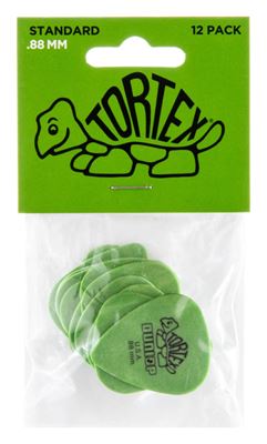 Púa 0,88 Verde Tortex