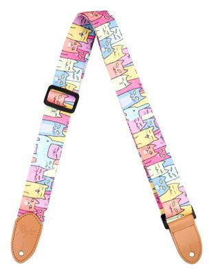 Correa ukelele Kitty pastel
