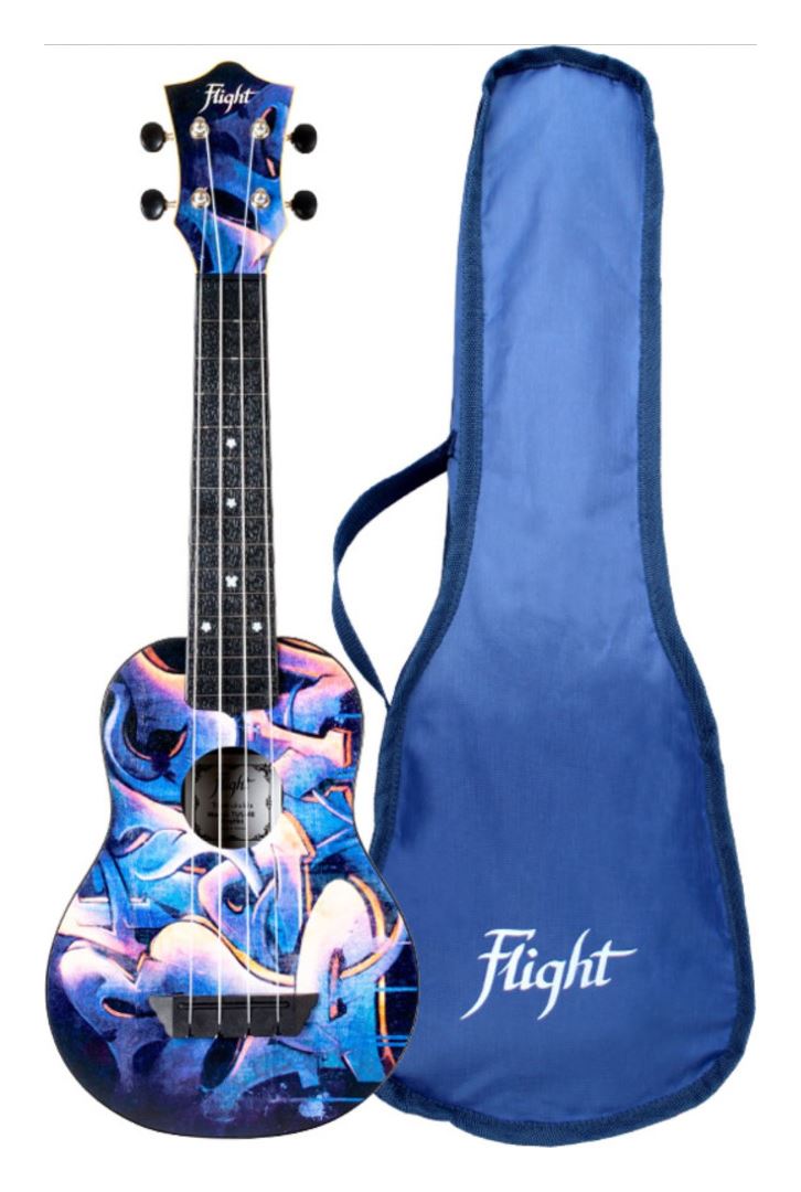 Ukelele soprano Travel TUS-40 Grafitti
