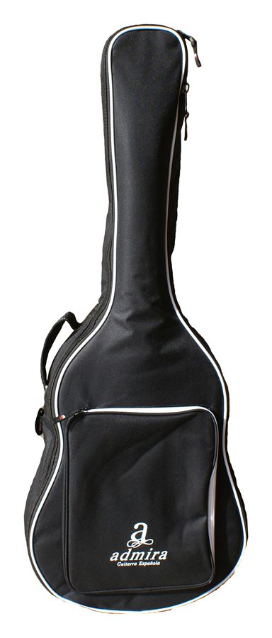 Funda guit. clásica 5 mm neg-bl