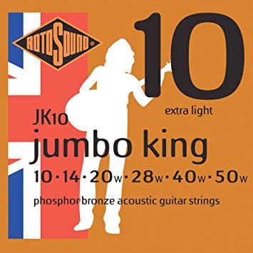 Juego cuerdas guitarra ac. JK10