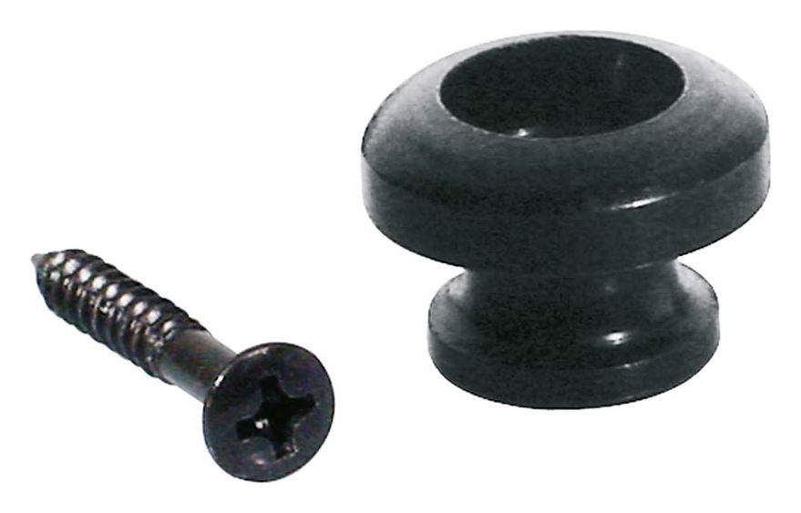 Subjectacorretges Negre 14 mm