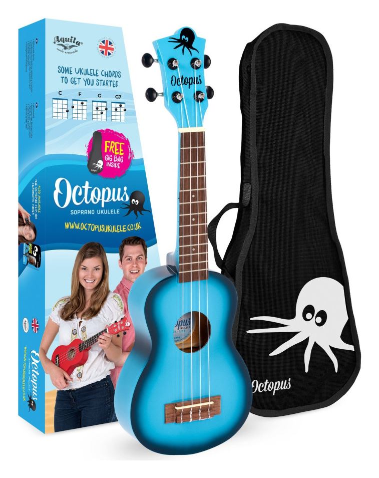 Ukelele soprano azul celeste BT