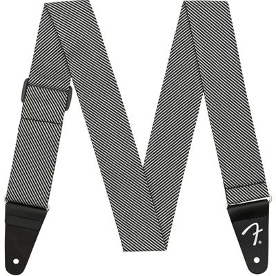 Correa guitarra Tweed blanca