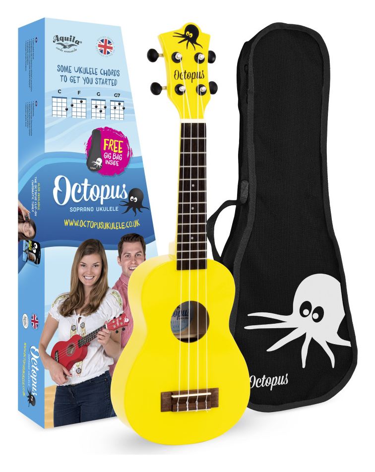 Ukelele soprano amarillo