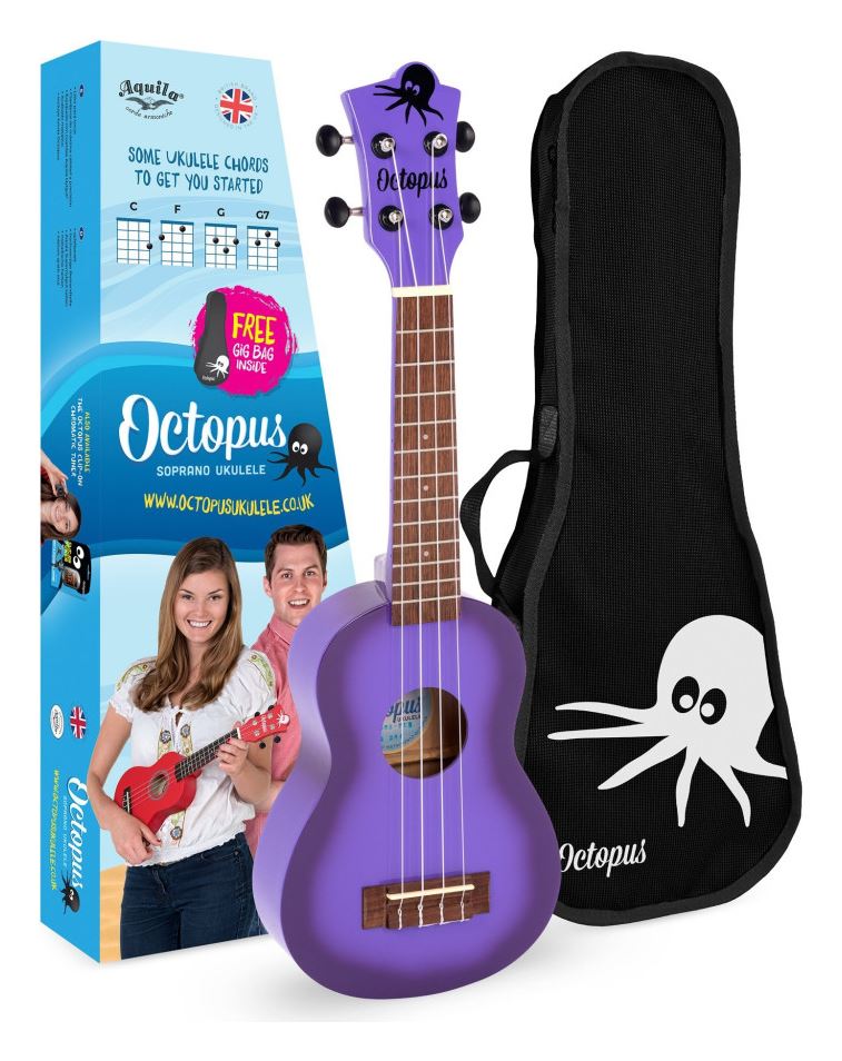 Ukelele soprà purpura burst
