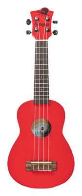 Ukelele soprano rojo