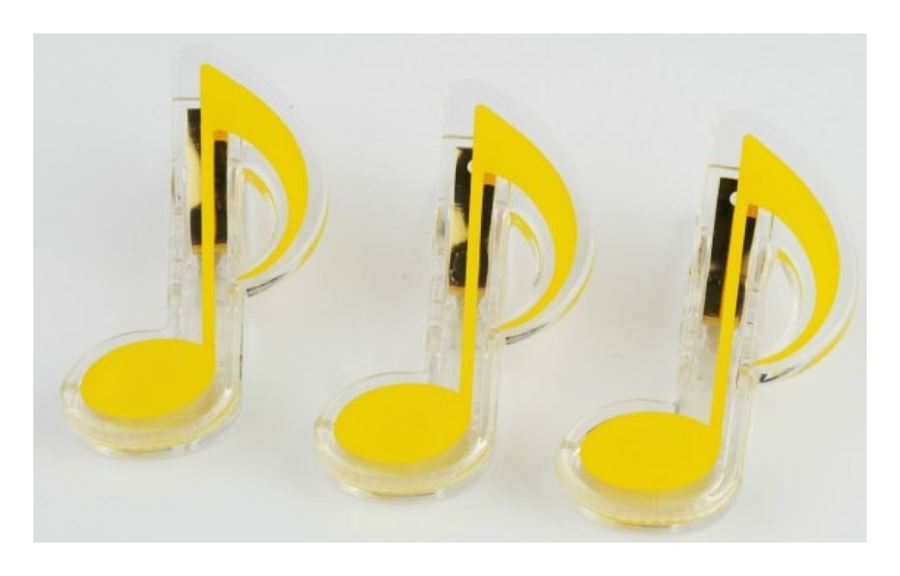 Clip Corchea Amarillo