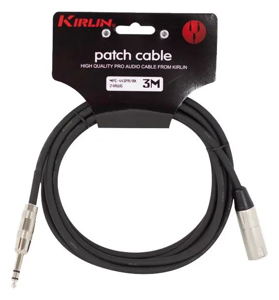 Cable micro Jack - XLR mascle 3m
