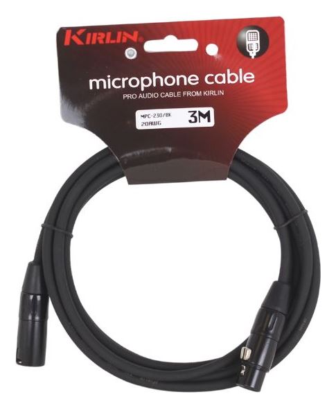 Cable micro XLR - XLR 3m