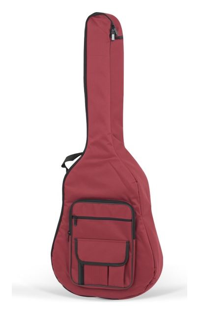 Funda guit. cadete clásica Roja Mochila