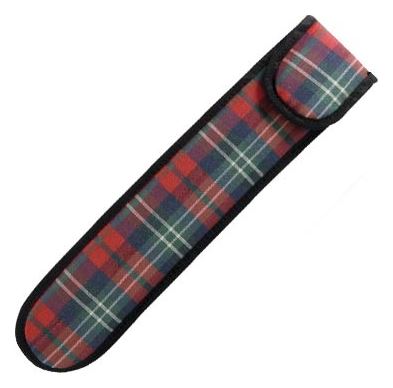 Funda flauta 80P Cuadros rojo, azul