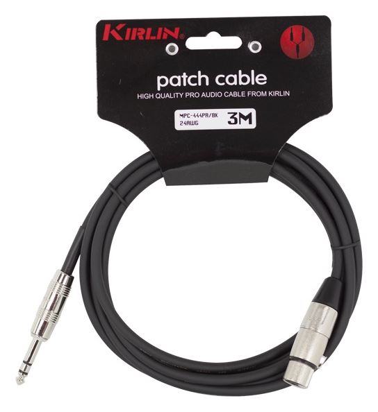 Cable micro Jack - XLR famella 3m