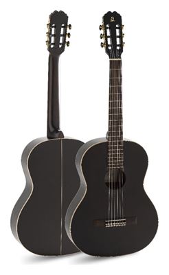 Guitarra clásica Eclipse negra