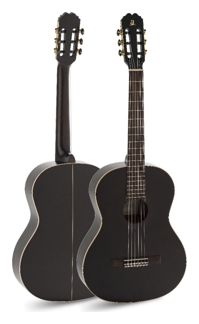 Guitarra clàssica Eclipse negra