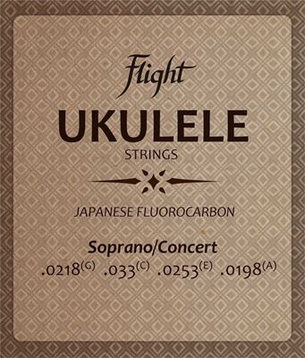 Juego cuerdas ukelele Fluorocarbo Soprano Concert