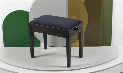 Banqueta Negra i pana vermella