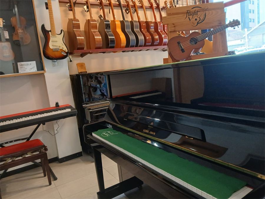Piano Gerh. Adam i guitarres clàssiques