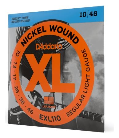 Joc cordes guitarra el 0,10 - 0,46 EXL-110 3 Sets
