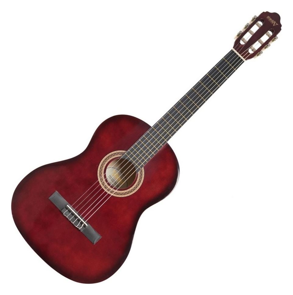 Guitarra clásica 4/4 104 TWR Rojo vino