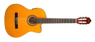 Guitarra clásica 4/4 104 natural electrif