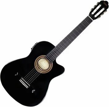 Guitarra clàssica (elec) 4/4 104 negra electrif cutaway