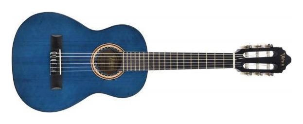 Guitarra clásica cadete 1/2 202 TBU azul-verdós