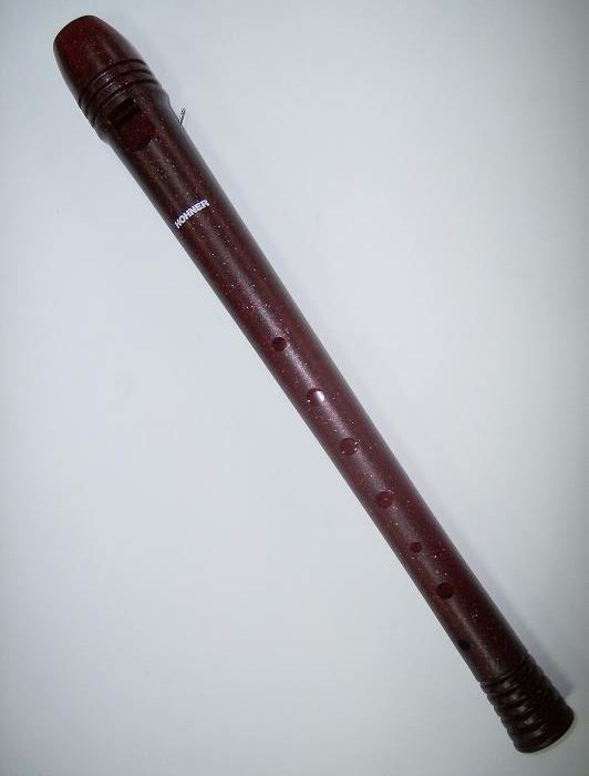 Flauta dolça plastic 9512 vermella