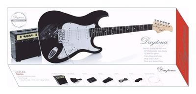 Pack guitarra eléctrica DAYTONA tipo stratocaster Guitarra eléctrica Strato color sombrejat